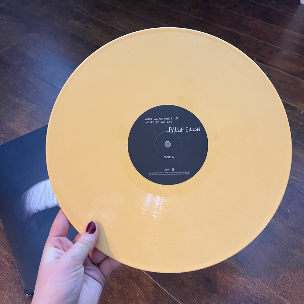 Billie Eilish “When we all fall asleep where do we go?” Vinyl record
